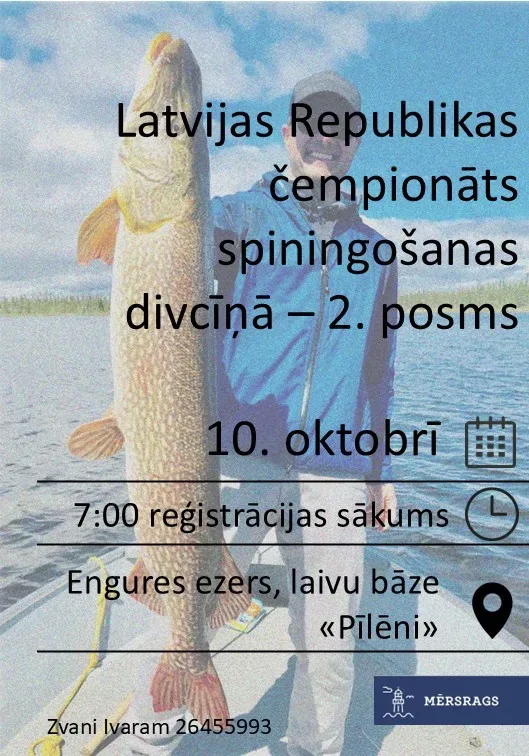 Latvijas Republikas 2026.gada čempionāts spiningošanas divcīņā - 2. posms.
