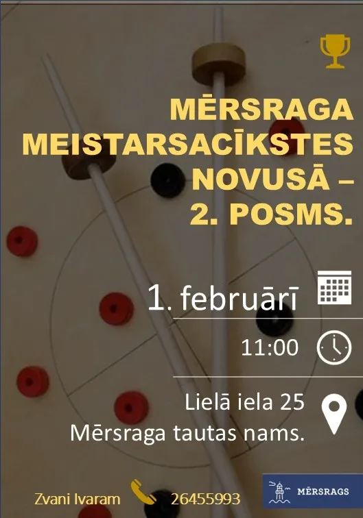 Mērsraga meistarsacīkstes novusā - 2.posms. photo 2